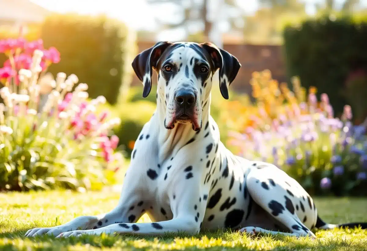 Les secrets du dogue allemand arlequin : caractéristiques, soins et éducation