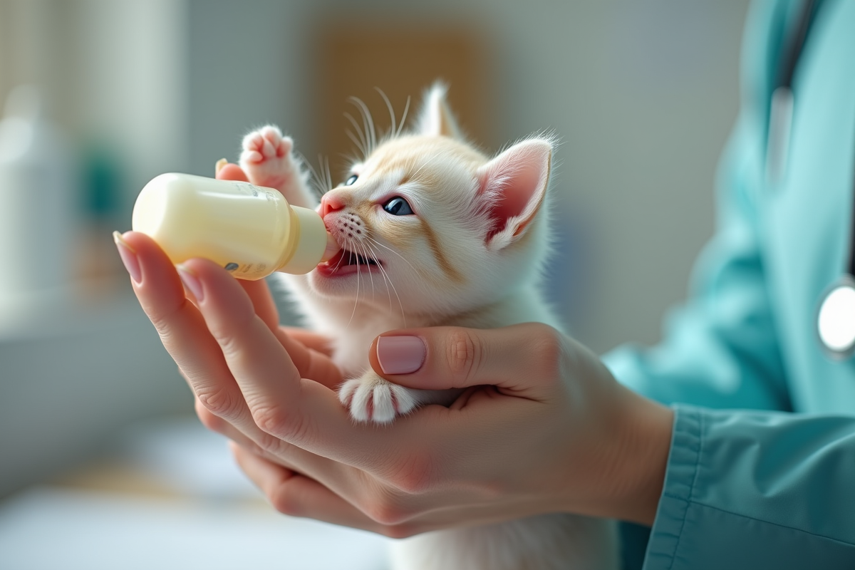 chaton nourriture